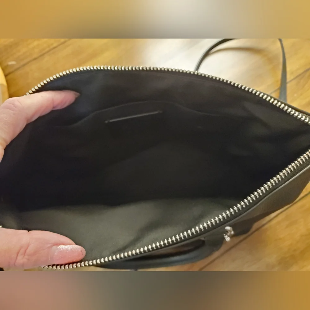 Coach Black Leather Satchel - Picture 9 of 10